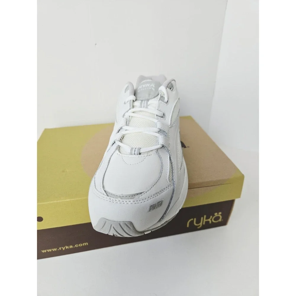 Ryka Womens Shoes NEW size 11W white grey athletic shoes